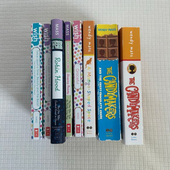 Wendy Mass Chapter Books Lot of 8 Candymakers and Twice Upon A Time - Picture 4 of 5